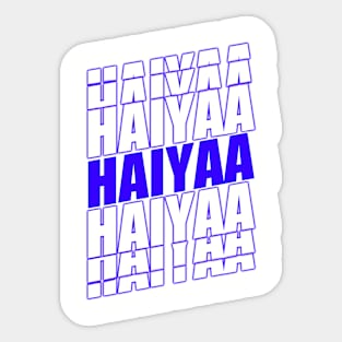 Haiyaa Logo - Dissapointment 3 Sticker